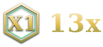 13x logo